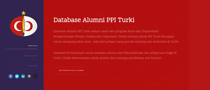 Database Alumni PPI Turki Banner